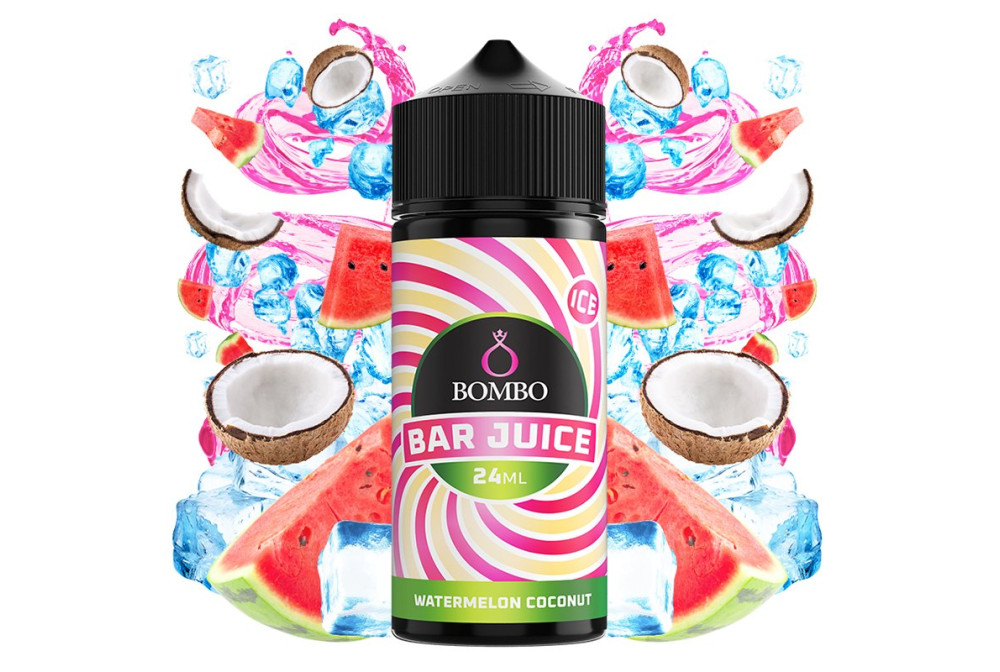 AROMA WATERMELON COCONUT ICE 24ML/120ML (LONGFILL) - BOMBO BAR JUICE
