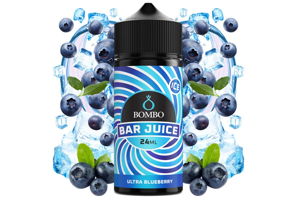 AROMA ULTRA BLUEBERRY ICE 24ML/120ML (LONGFILL) - BOMBO BAR JUICE AROMA ULTRA BLUEBERRY ICE 24ML/120ML (LONGFILL) - BOMBO BAR JUICE