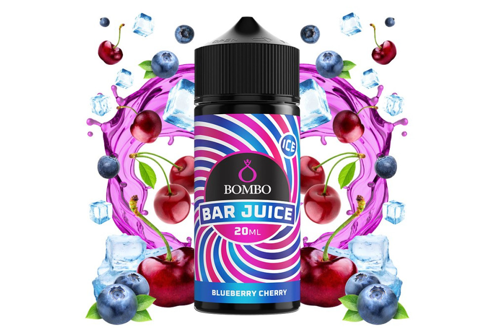 AROMA BLUEBERRY CHERRY ICE 20ML/120ML (LONGFILL) - BOMBO BAR JUICE AROMA BLUEBERRY CHERRY ICE 20ML/120ML (LONGFILL) - BOMBO BAR JUICE