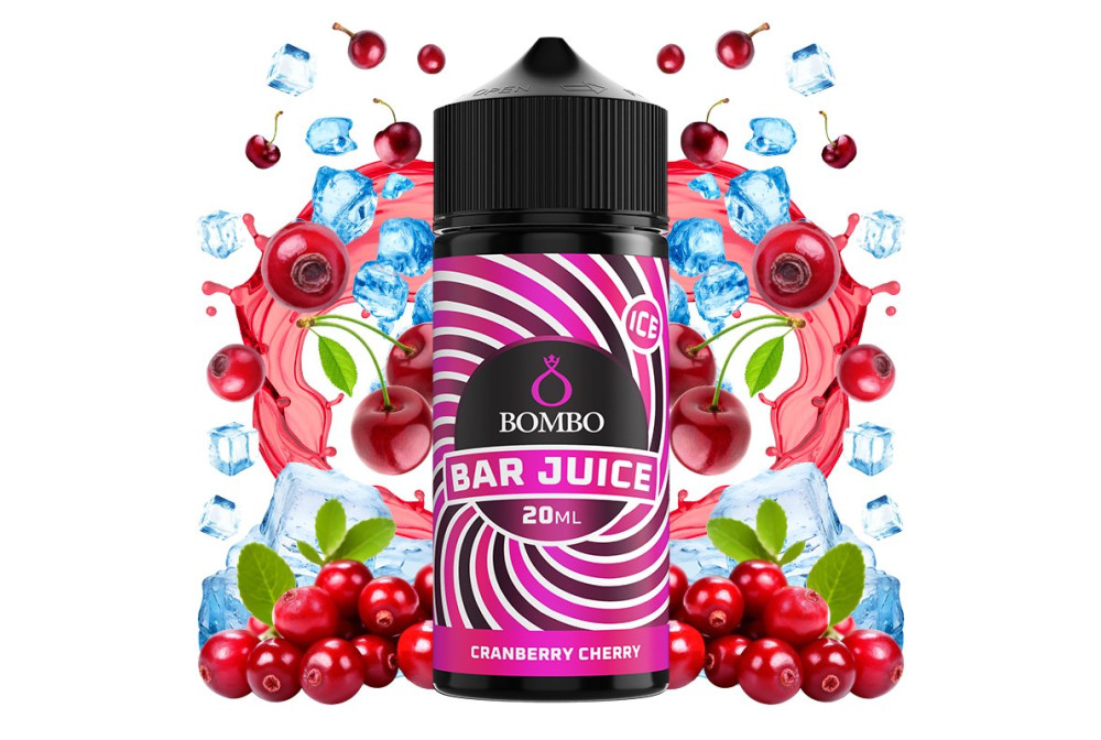 AROMA CRANBERRY CHERRY ICE 20ML/120 (LONGFILL) - BOMBO BAR JUICE AROMA CRANBERRY CHERRY ICE 20ML/120 (LONGFILL) - BOMBO BAR JUICE