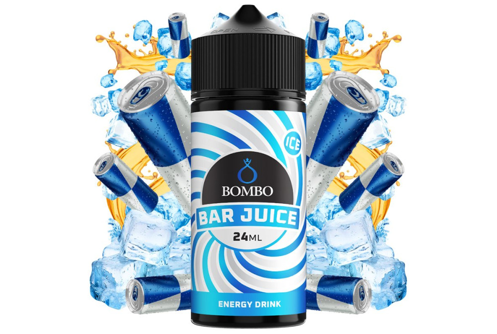 AROMA ENERGY DRINK ICE 24ML/120ML (LONGFILL) - BOMBO BAR JUICE