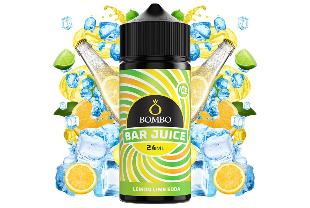 AROMA LEMON LIME SODA ICE 24ML/120ML (LONGFILL) - BOMBO BAR JUICE