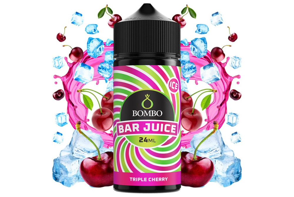 AROMA TRIPLE CHERRY ICE 24ML/120ML (LONGFILL) - BOMBO BAR JUICE