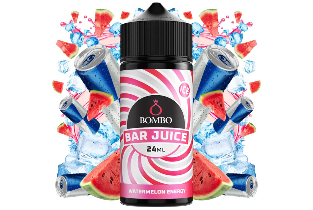 AROMA WATERMELON ENERGY ICE 24ML/120ML (LONGFILL) - BOMBO BAR JUICE AROMA WATERMELON ENERGY ICE 24ML/120ML (LONGFILL) - BOMBO BAR JUICE
