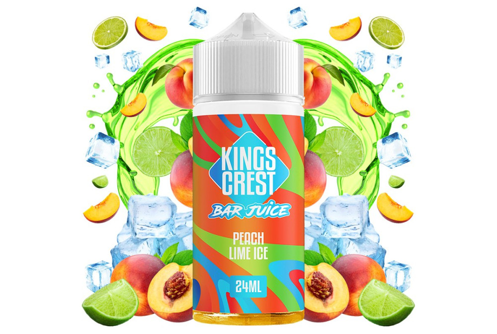AROMA PEACH LIME ICE 24ML/120ML (LONGFILL) - KINGS CREST BAR JUICE AROMA PEACH LIME ICE 24ML/120ML (LONGFILL) - KINGS CREST BAR JUICE