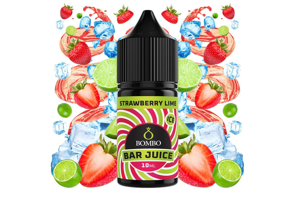 AROMA STRAWBERRY LIME 10ML/30ML (LONGFILL) - BOMBO BAR JUICE