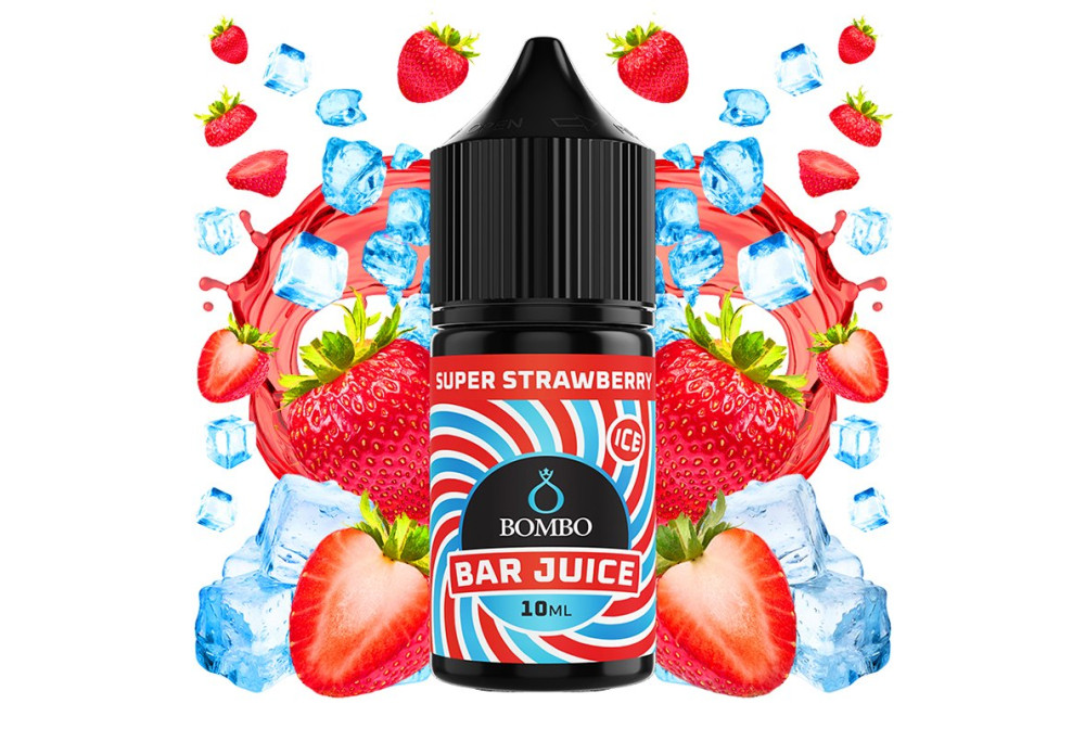 AROMA SUPER STRAWBERRY 10ML/30ML (LONGFILL) - BOMBO BAR JUICE