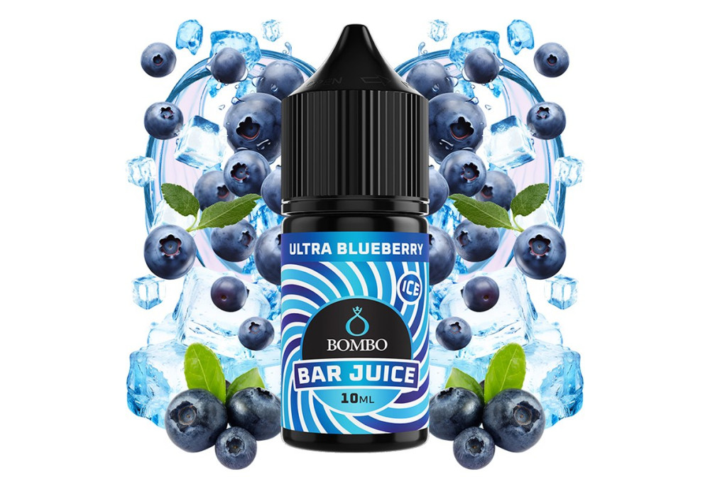 AROMA ULTRA BLUEBERRY 10ML/30ML (LONGFILL) - BOMBO BAR JUICE