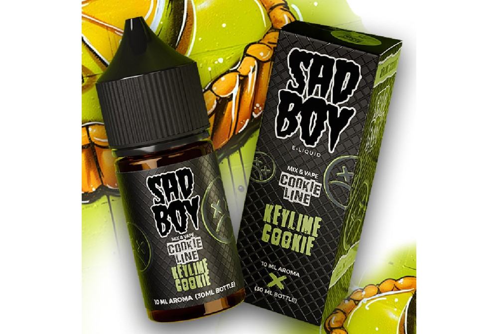 AROMA KEYLIME COOKIE 10ML/30ML (LONGFILL) - SADBOY