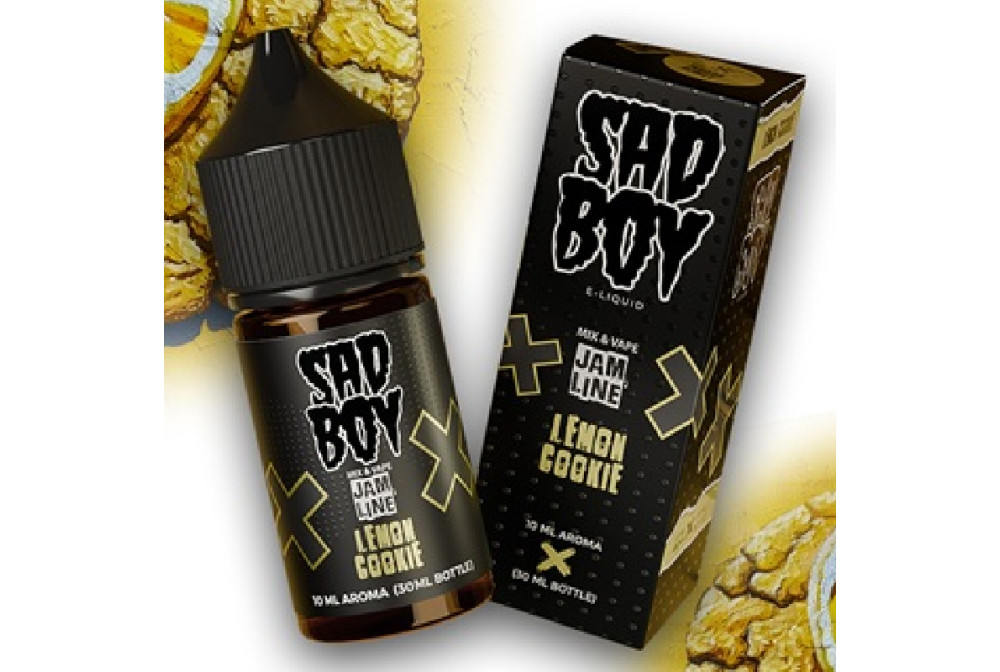 AROMA LEMON COOKIE 10ML/30ML (LONGFILL) - SADBOY