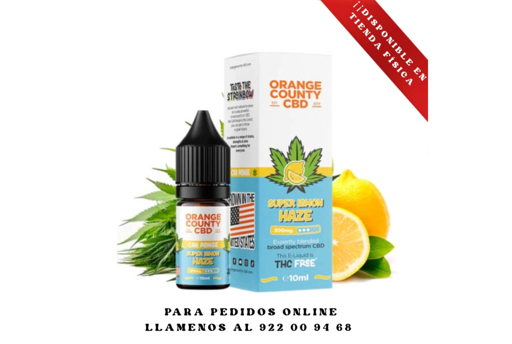 SUPER LEMON HAZE 300MG CBD 10ML - ORANGE COUNTY