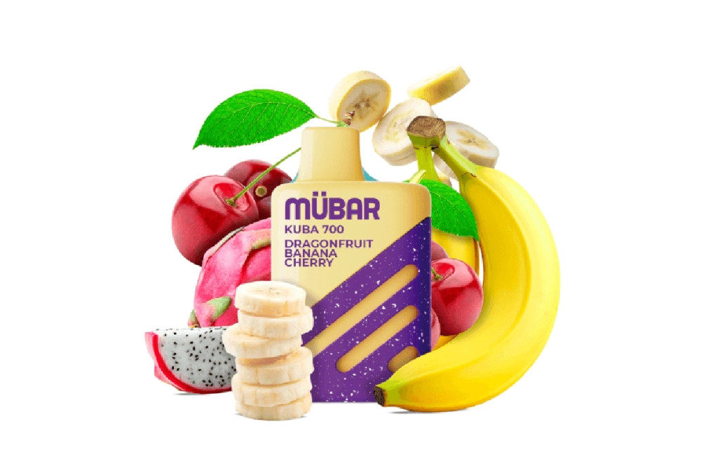 POD DESECHABLE DRAGONFRUIT BANANA CHERRY - MUBAR KUBA 700 POD DESECHABLE DRAGONFRUIT BANANA CHERRY - MUBAR KUBA 700