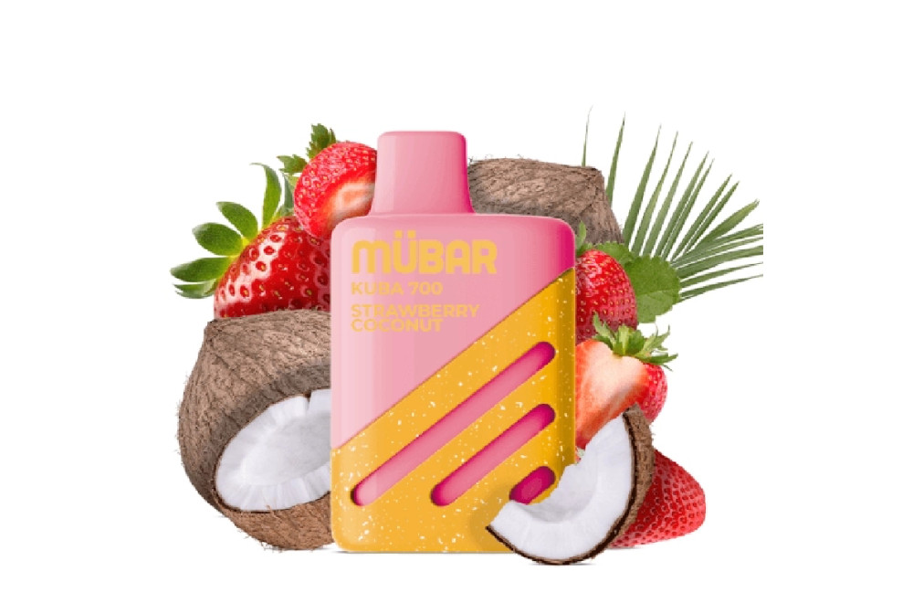 POD DESECHABLE STRAWBERRY COCONUT - MUBAR KUBA 700 POD DESECHABLE STRAWBERRY COCONUT - MUBAR KUBA 700