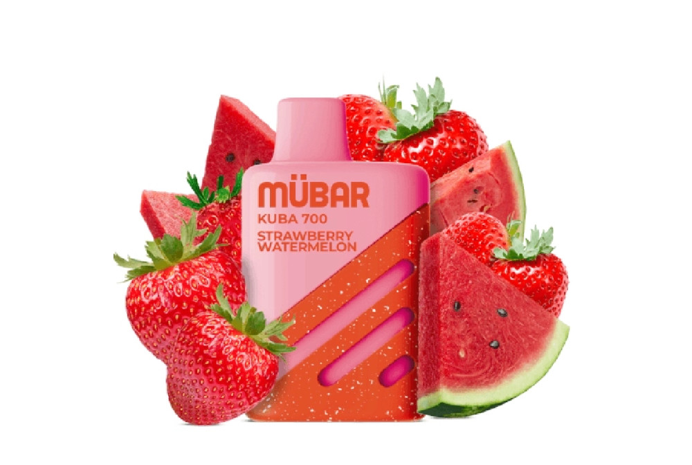 POD DESECHABLE STRAWBERRY WATERMELON - MUBAR KUBA 700 POD DESECHABLE STRAWBERRY WATERMELON - MUBAR KUBA 700