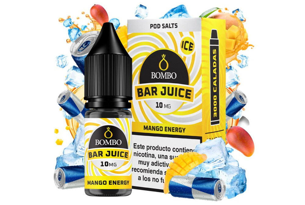 MANGO ENERGY 10MG 10ML SALT - BOMBO BAR JUICE