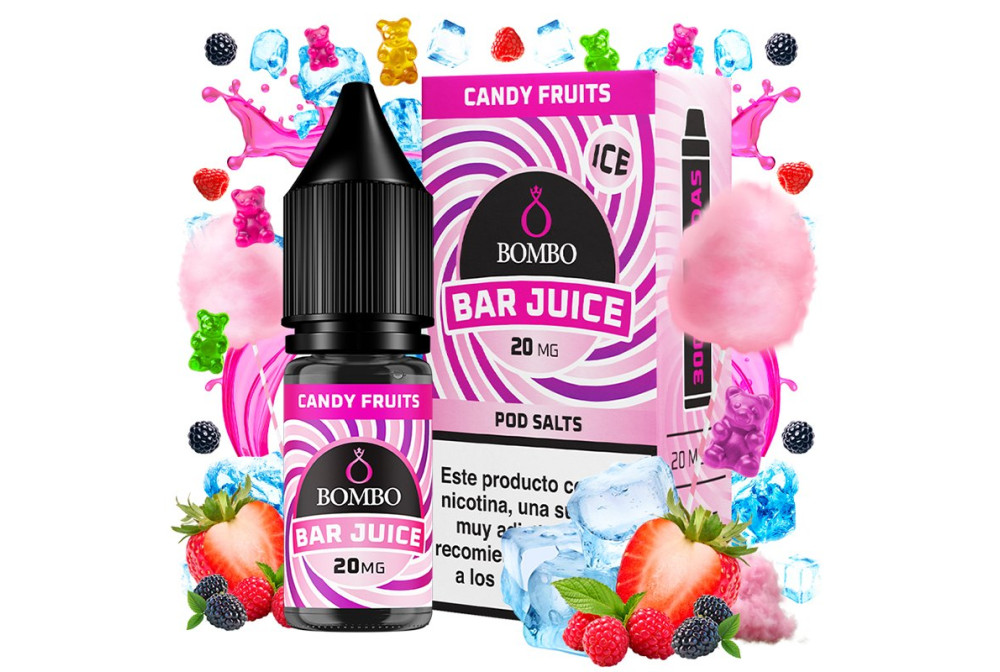 CANDY FRUIT 20MG 10ML SALT - BOMBO BAR JUICE