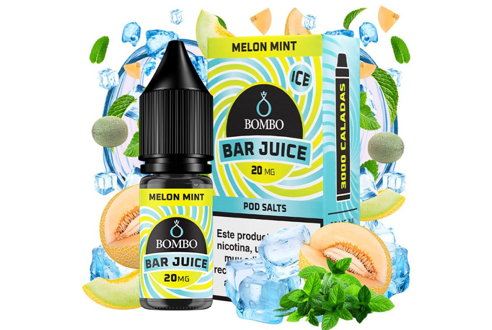 MELON MINT 20MG 10ML SALT - BOMBO BAR JUICE