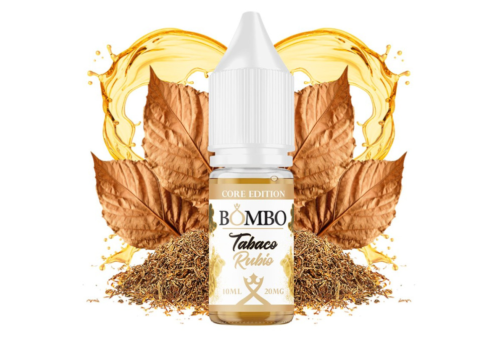 TABACO RUBIO 20MG 10ML SALT - BOMBO CORE EDITION
